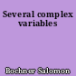 Several complex variables