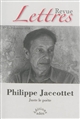 Philippe Jaccottet : juste le poète