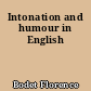 Intonation and humour in English