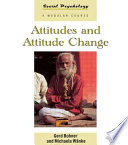 Attitudes and attitude change