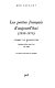 Les Poètes français d'aujourd'hui : 1939-1979