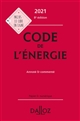 Code de l'énergie : annoté & commenté