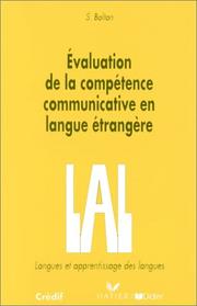 Evaluation de la compétence communicative en langue étrangère
