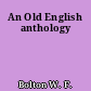 An Old English anthology