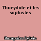 Thucydide et les sophistes