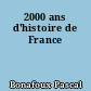 2000 ans d'histoire de France