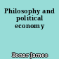 Philosophy and political economy
