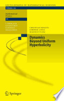 Dynamics beyond uniform hyperbolicity : a global geometric and probabilistic perspective
