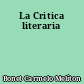 La Critica literaria