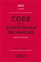 Code de la justice pénale des mineurs : annoté et commenté