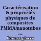 Caractérisation & propriétés physiques de composites PMMA/nanotubes de carbone & de complexes amylose/nanotubes