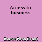 Access to business