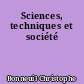 Sciences, techniques et société