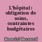 L'hôpital : obligation de soins, contraintes budgétaires