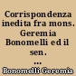Corrispondenza inedita fra mons. Geremia Bonomelli ed il sen. Tancredi Canonico : 1903-1908