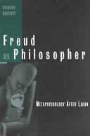 Freud as philosopher : metapsychology after Lacan