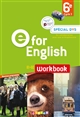 e for English : 6e : workbook : spécial DYS
