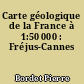 Carte géologique de la France à 1:50 000 : Fréjus-Cannes
