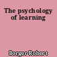 The psychology of learning
