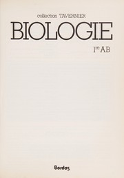 Biologie, 1re AB