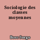 Sociologie des classes moyennes