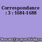 Correspondance : 3 : 1684-1688