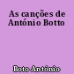 As canções de António Botto