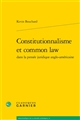 Constitutionnalisme et common law : dans la pensée juridique anglo-américaine