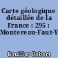 Carte géologique détaillée de la France : 295 : Montereau-Faut-Yonne