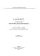 Laennec : catalogue des manuscrits scientifiques