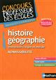 Histoire géographie instruction civique et morale : admissibilité