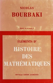 Éléments d'histoire des mathématiques
