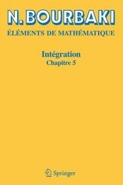 Eléments de mathématique : Intégration : Chapitre 5