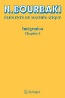 Eléments de mathématique : Intégration : Chapitre 6