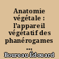 Anatomie végétale : l'appareil végétatif des phanérogames : Tome second