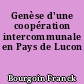 Genèse d'une coopération intercommunale en Pays de Lucon