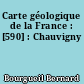 Carte géologique de la France : [590] : Chauvigny