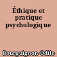 Éthique et pratique psychologique