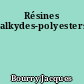 Résines alkydes-polyesters