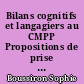 Bilans cognitifs et langagiers au CMPP Propositions de prise en charge : Les troubles d'apprentissage de la lecture