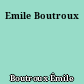 Emile Boutroux
