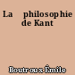 La 	philosophie de Kant