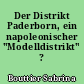 Der Distrikt Paderborn, ein napoleonischer "Modelldistrikt" ?