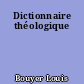 Dictionnaire théologique