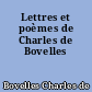 Lettres et poèmes de Charles de Bovelles