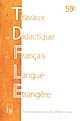 Lexique et enseignement du français : de la perception du mot aux parcours didactiques : Varia