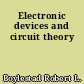 Electronic devices and circuit theory