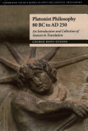 Platonist philosophy 80 BC to AD 250 : an introduction and collection of sources in translation