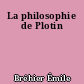 La philosophie de Plotin