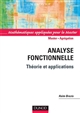 Analyse fonctionnelle : théorie et applications